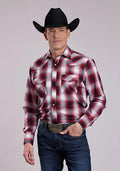 Roper 2901 Black Plaid (Red) - Men's Western Shirt