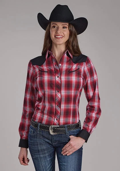 Roper 2131 Fancy Yoke (Red) - Women's Western Shirt