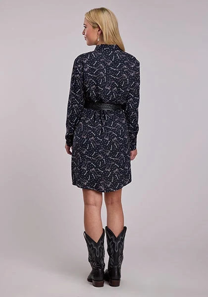 Roper 2857 Constellations Print (Black) - Women's Dress