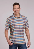 Roper 3021 Aztec Stripes (Multi) - Men's Activewear Shirt