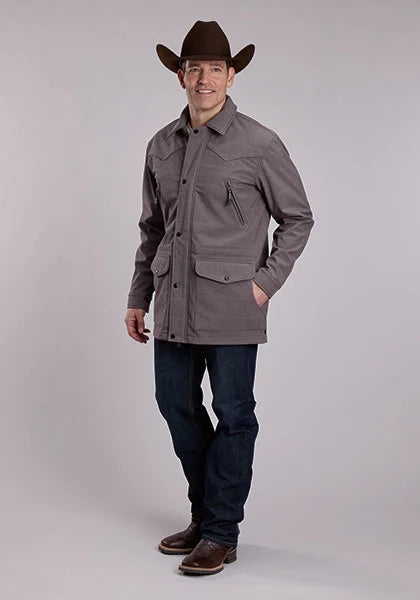 Roper 3418 Barn Coat (Coffee) - Men's Softshell Jacket