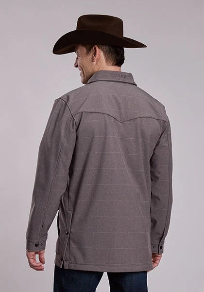 Roper 3418 Barn Coat (Coffee) - Men's Softshell Jacket