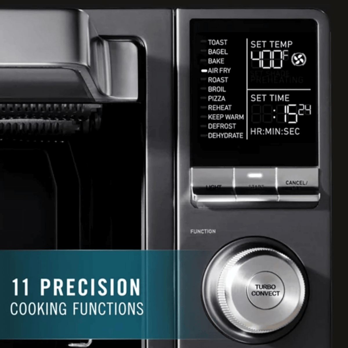 Calphalon Quartz Heat Countertop X-Large Stainless Steel Toaster Oven- REFURBISHED