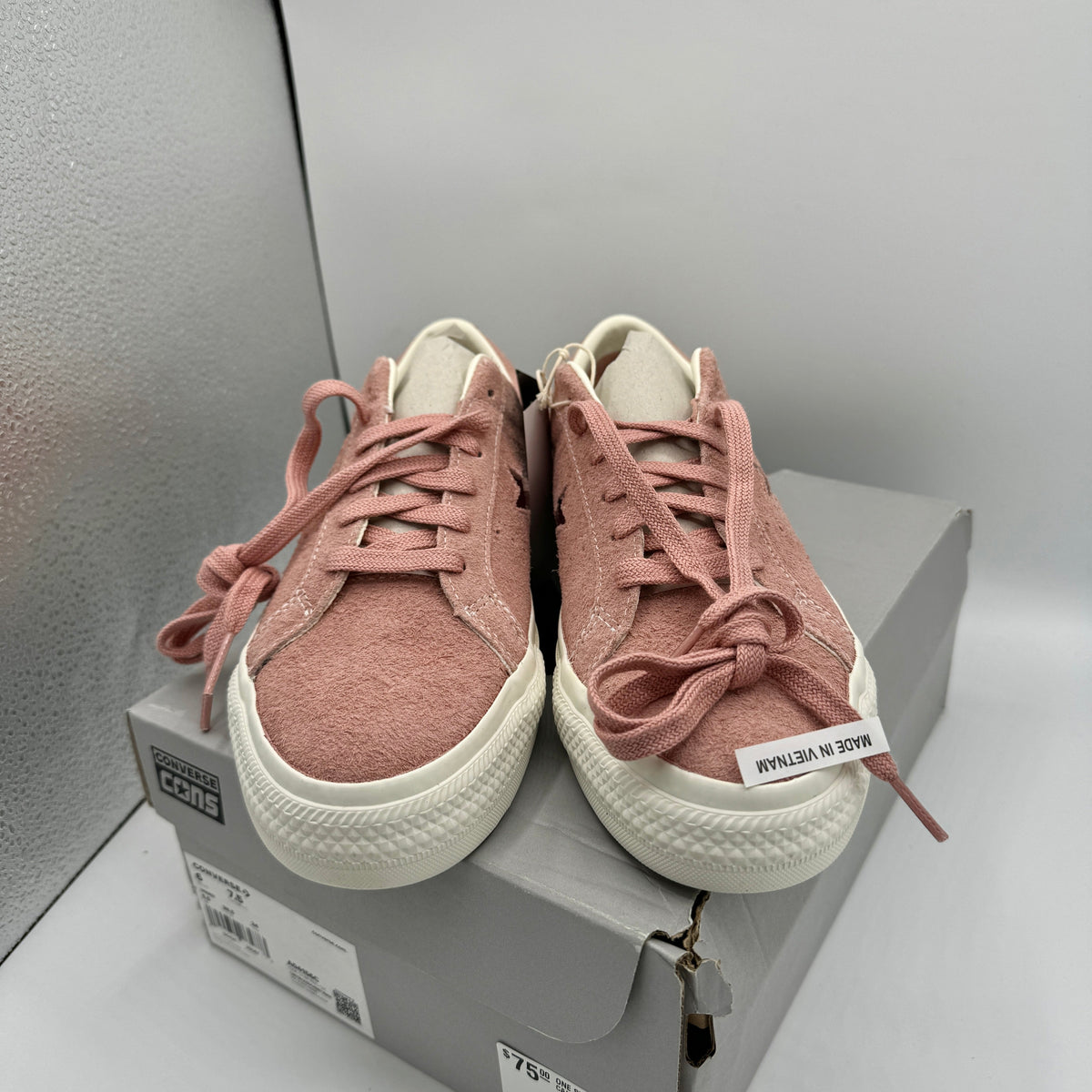 Converse One Star Pro OX Shoes Cherry Vision Canyon Dusk Pink Suede Leather