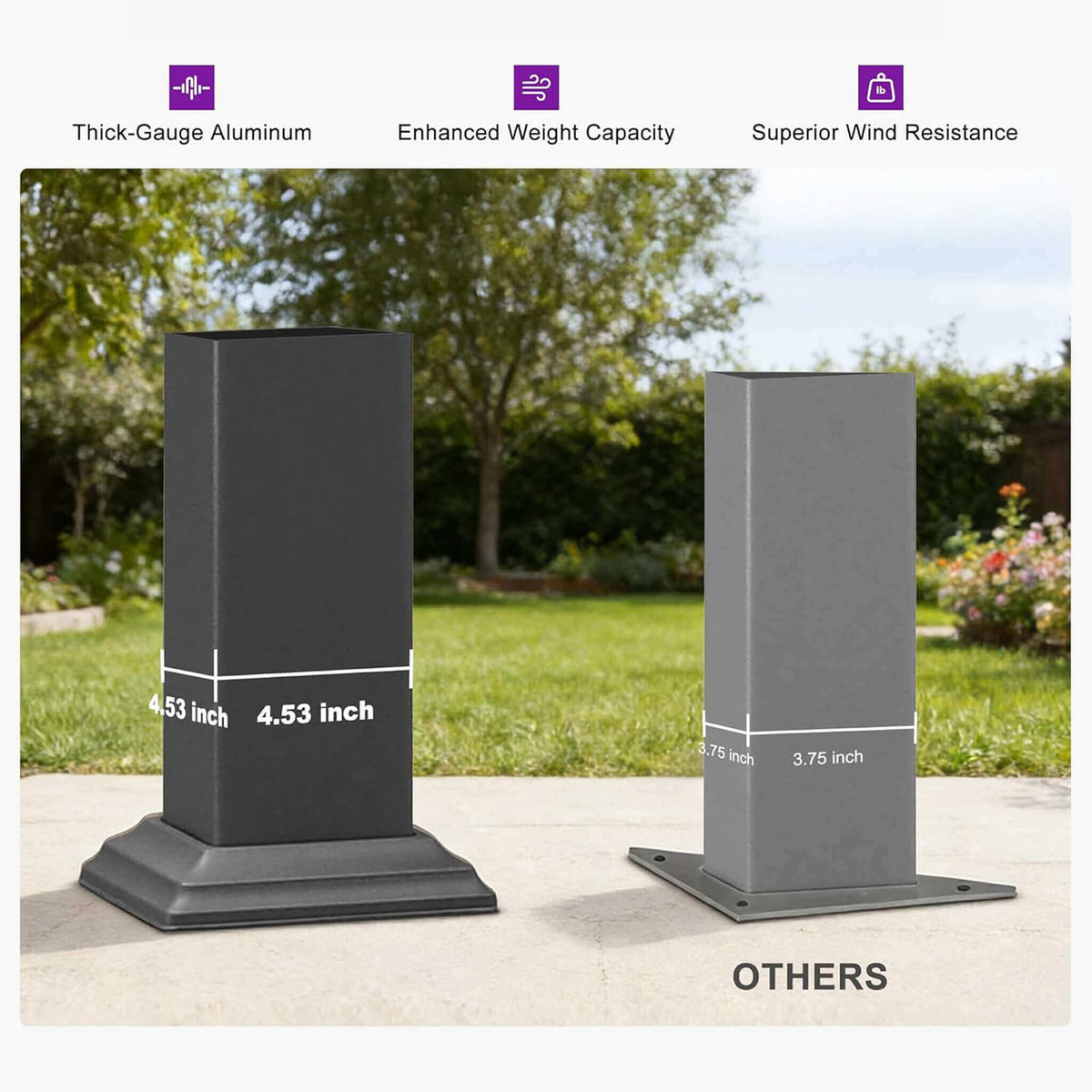 [10X14FT] Modern Wall-Mounted Louvered Pergola With Aluminum Frame (SAK30048)