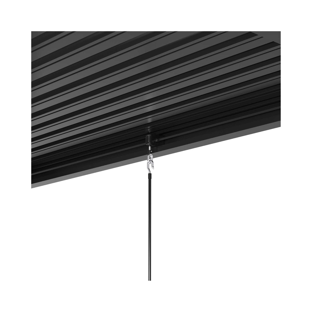 [10X19FT] Modern Durable All-Weather Outdoor Pergola With Aluminum Frame And Steel Louvers (SAK32691)