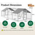 Extra-Large Walk-In Chicken Coop With Spire Roof (SAK84163)