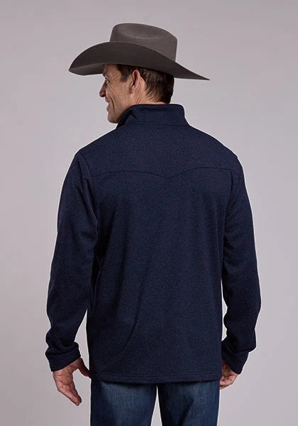 Stetson 3240 Honeycomb Knit (Navy) - Men's Sweater