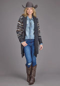 Stetson 2266 Indigo Aztec (Grey) - Women's Sweater
