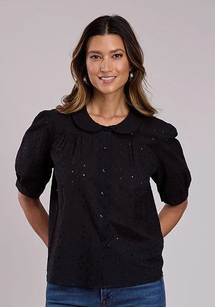 Stetson 2916 Pan Collared (Black) - Women's Blouse
