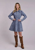 Stetson Princess Seaming (Light Wash) - Women's Denim Dress