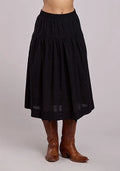 Stetson 2916 Lawn Eyelets (Black)  - Women's Skirt