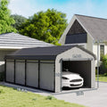 Heavy-Duty Outdoor Weather-Resistant Metal Carport Canopy (SAK47691)