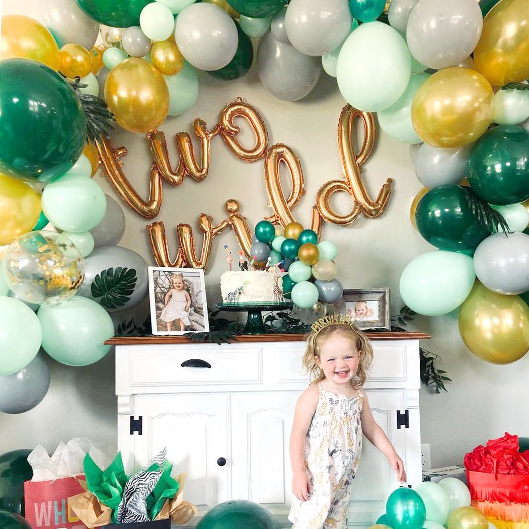 Forest Green Latex Balloon Pack – 17" 20ct