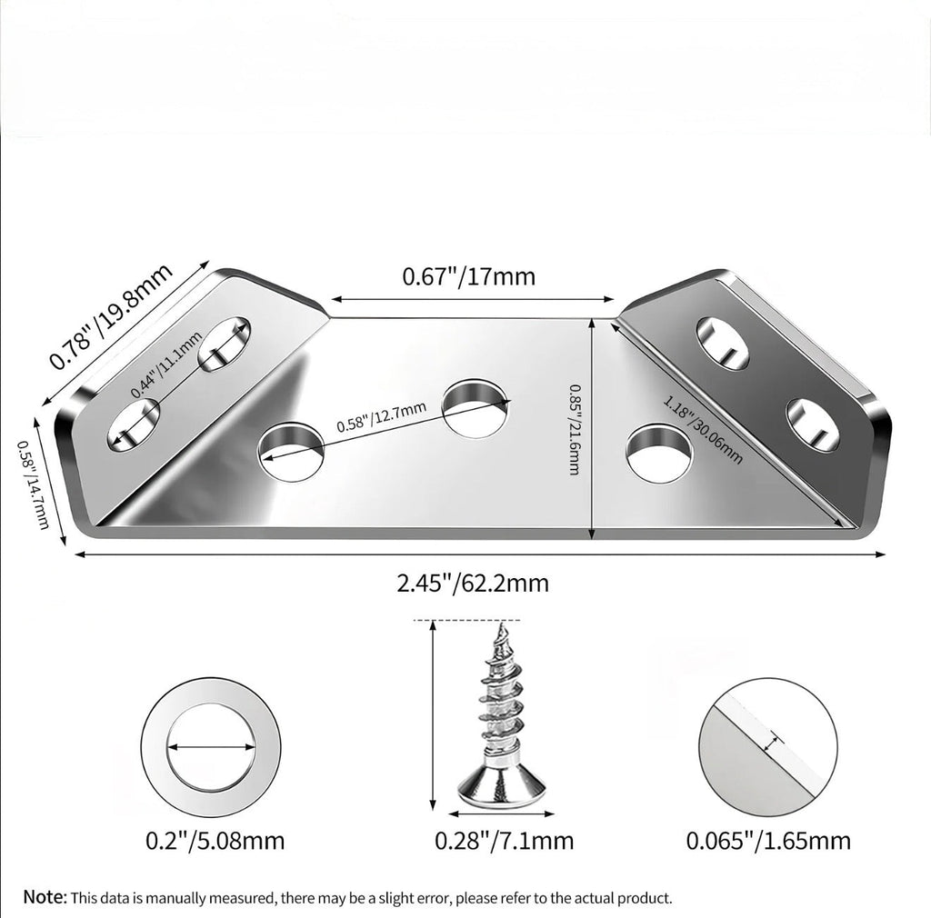 SteelGrip Corner Braces