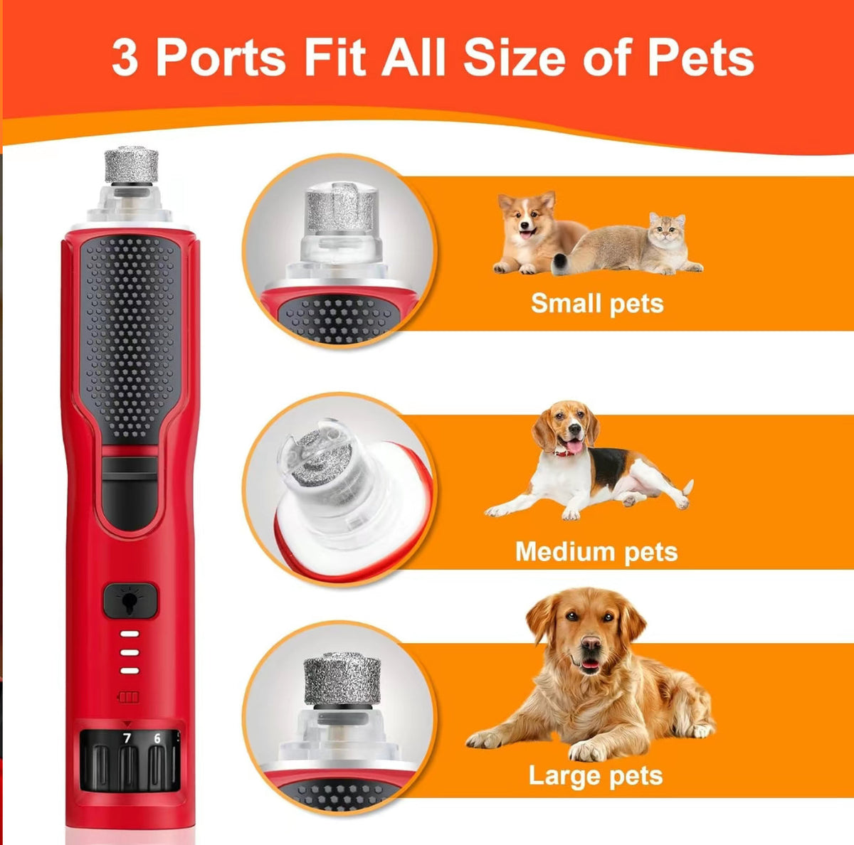PawGlow Nail Grinder