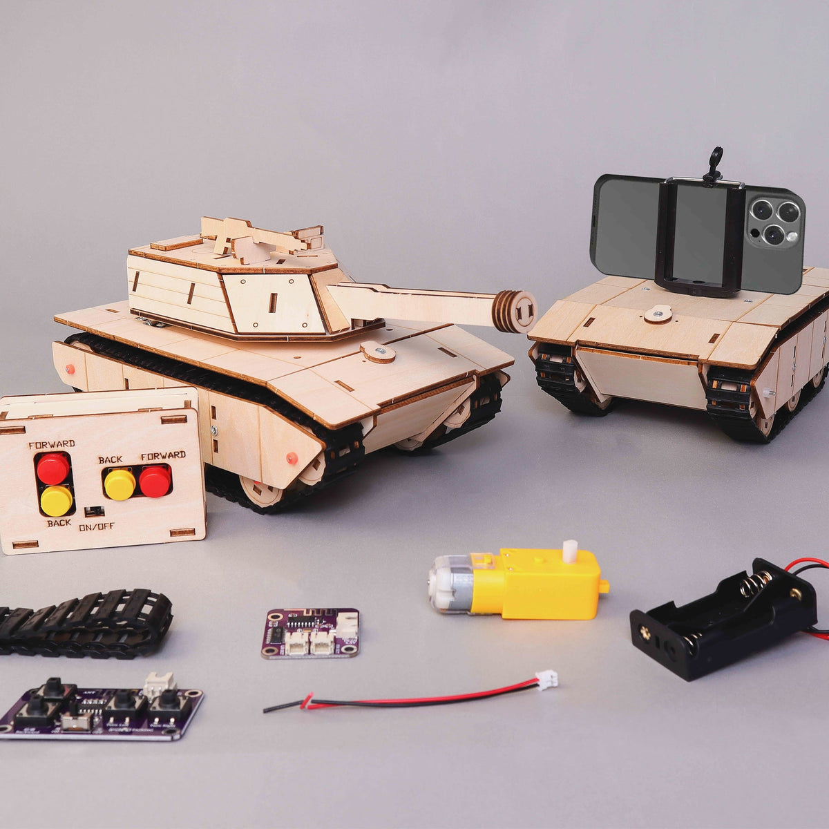 RC TankCam, Tank and Camera Mode, Educational STEM Kit