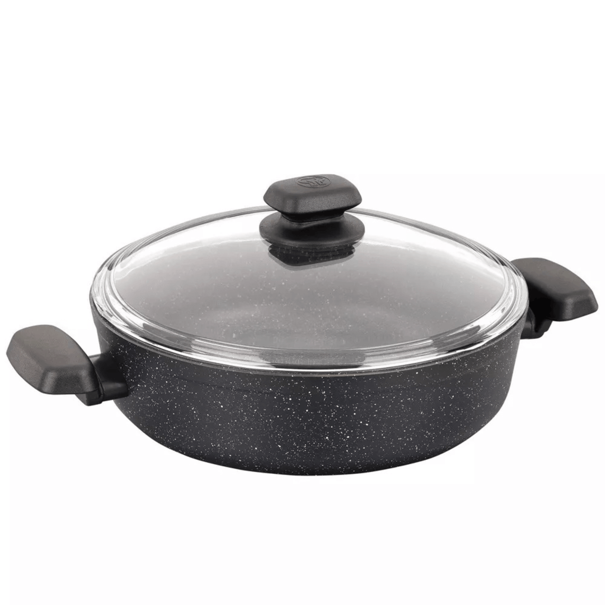 Korkmaz Ornella Aluminum 3.5L Non-Stick Low Casserole Dish with Lid