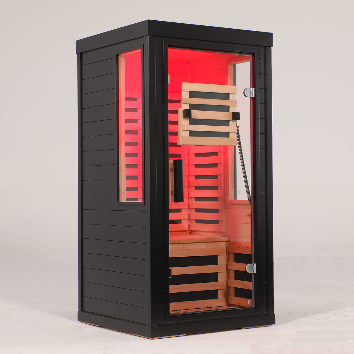 2-Person Low EMF Indoor Infrared Sauna With Red Light Therapy (SAK37542)
