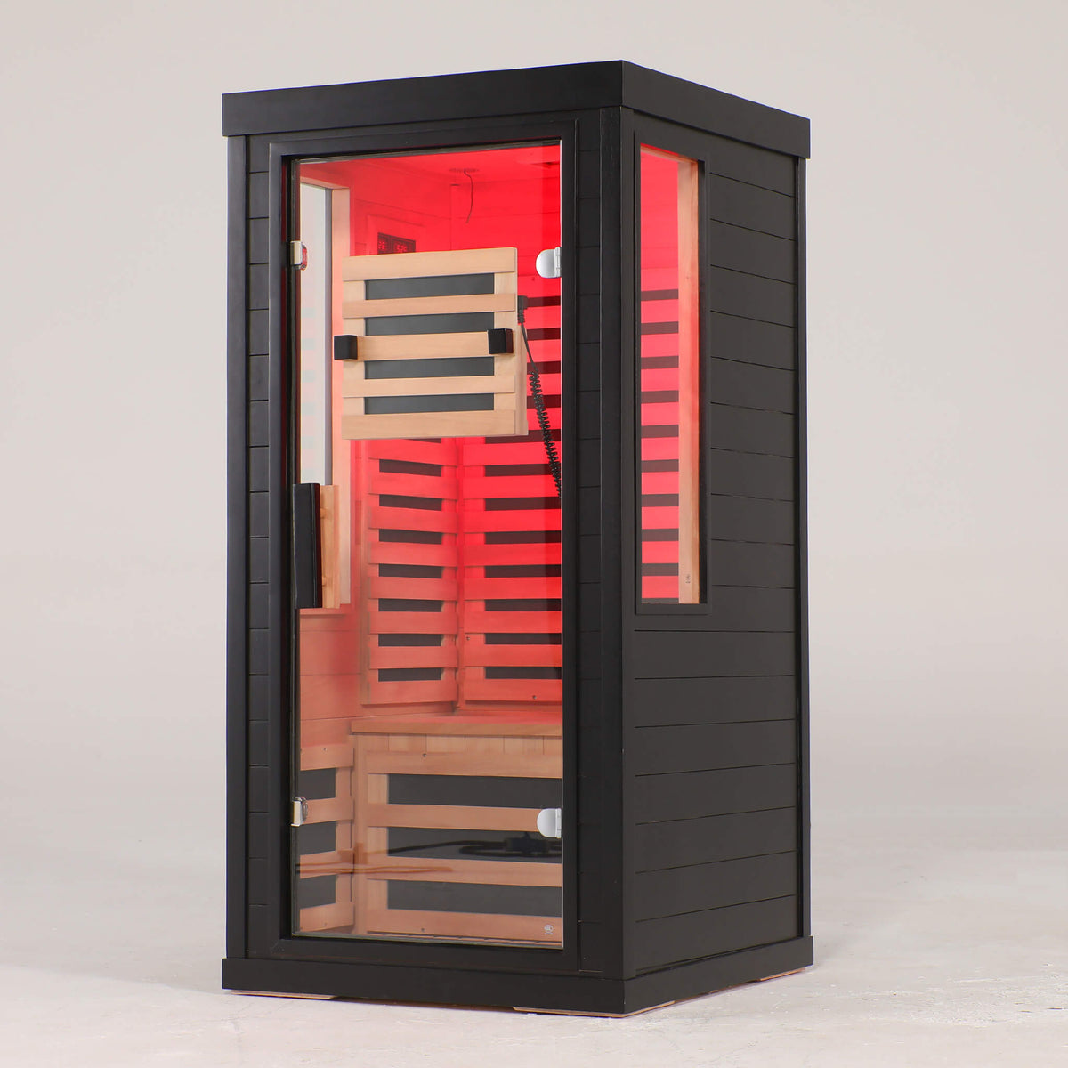 2-Person Low EMF Indoor Infrared Sauna With Red Light Therapy (SAK37542)