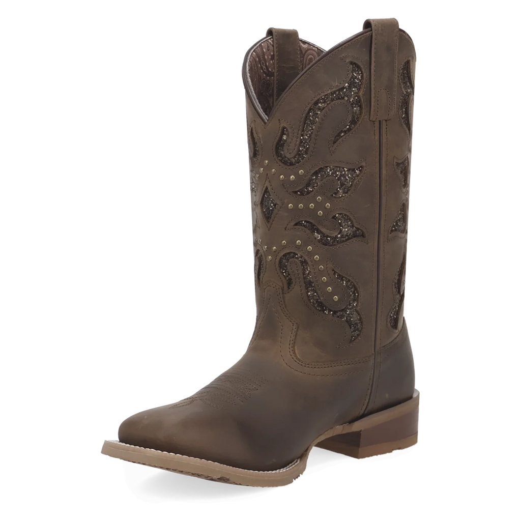 Laredo Lace Lonestar - Women's Leather Cowgirl Boots