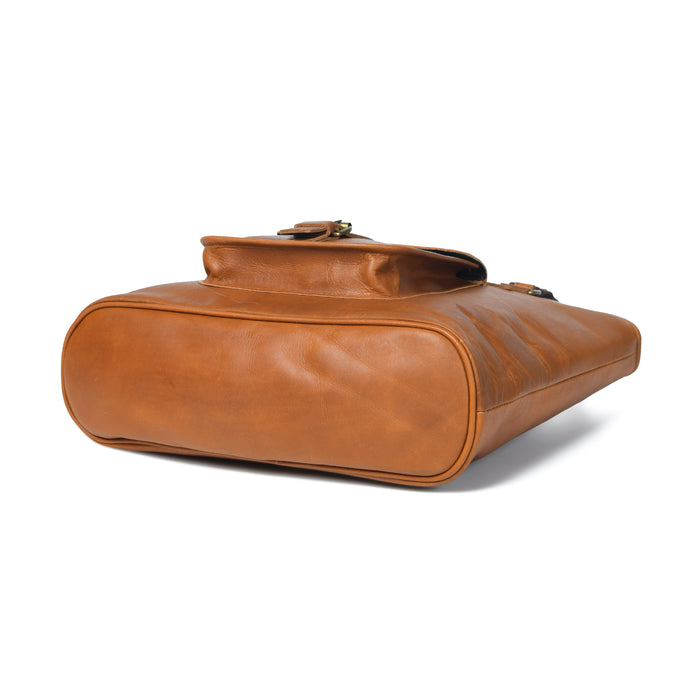 Classic Chic Genuine Leather Tote