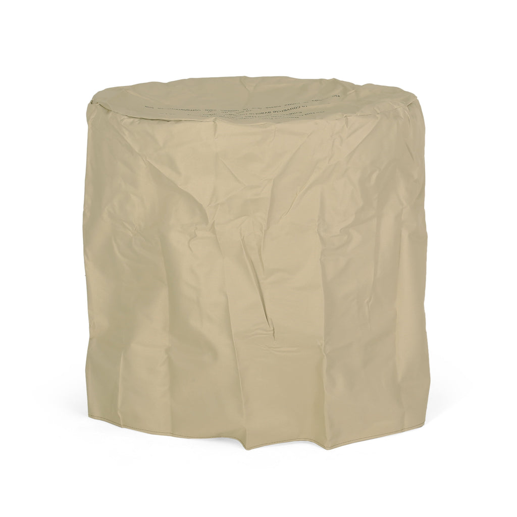 25-Inch Round 40K BTU Liquid Propance Concrete Fire Pit (SAK88764)