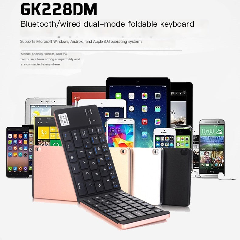 Foldable Aluminum Bluetooth Keyboard product detail 3