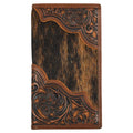 Justin Floral Hide (Brown) - Men's Rodeo Wallet