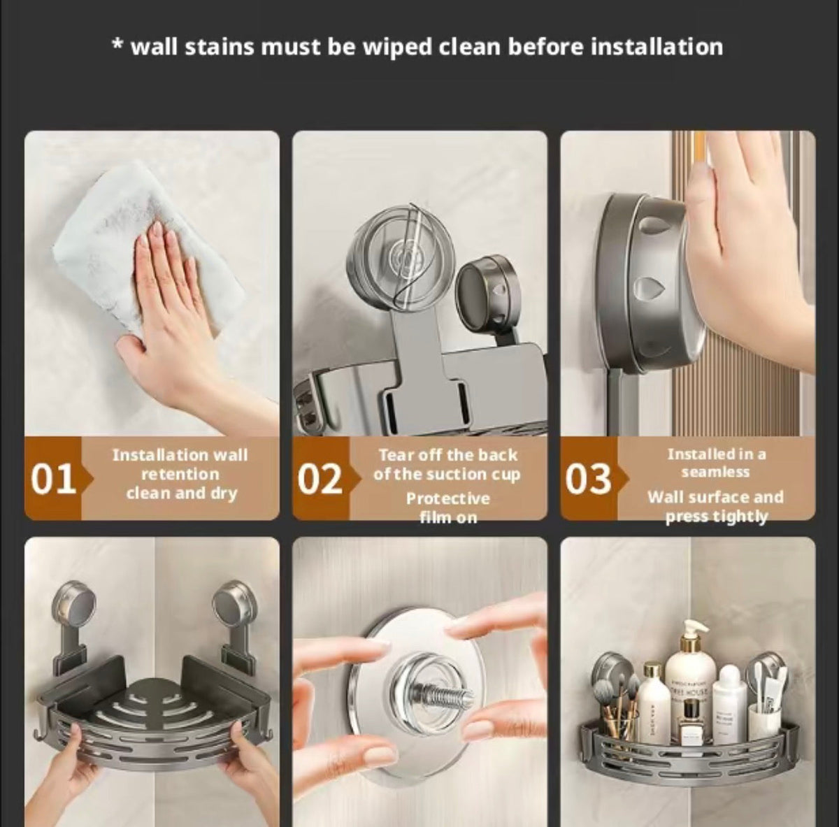 FlexMount Shower Organizer