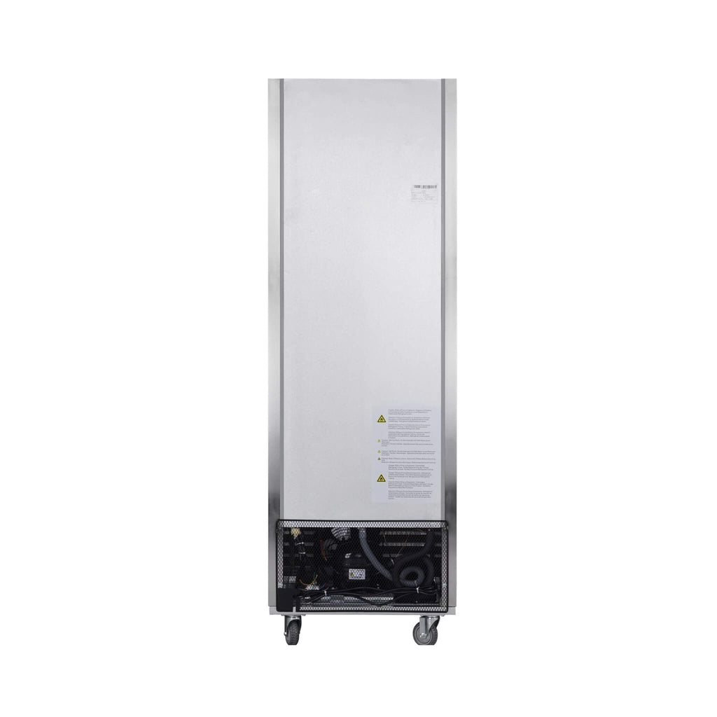 Heavy-Duty 27-Inch 8.7 Cu.Ft Commercial Upright Stainless Steel Reach-In Freezer (SAK43815)