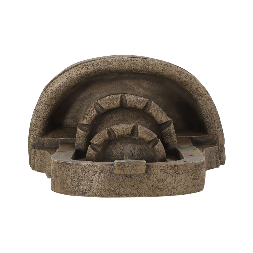29-Inch Tall Outdoor Weather-Resistant Faux Stone Floor Fountain (SAK63421)