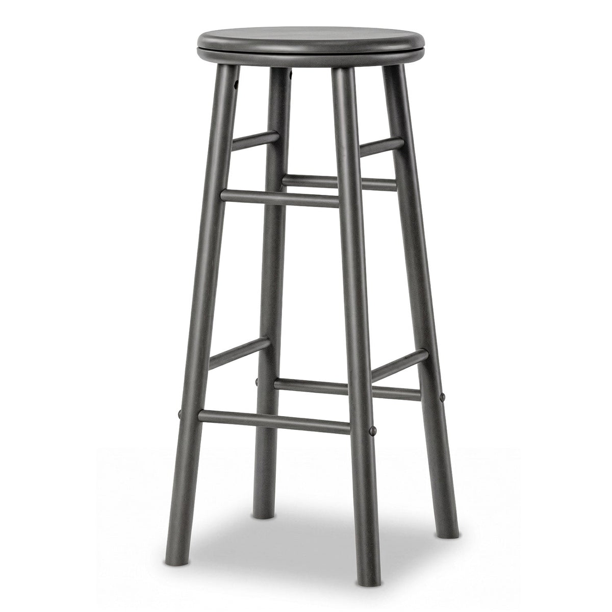29" Swivel Bar Stools Set of 2 with Footrests