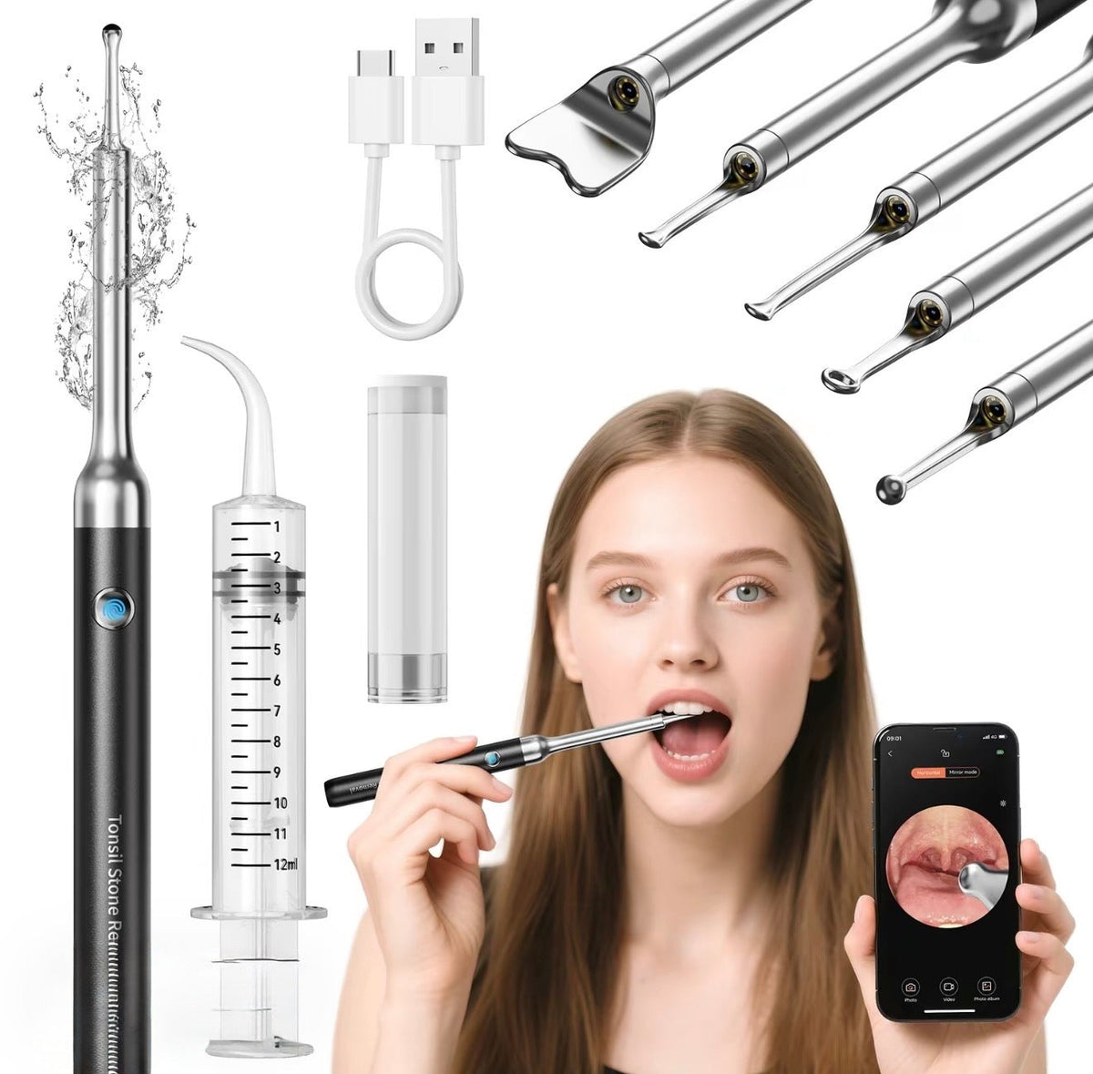 TonsilCam Ultra Clean Kit