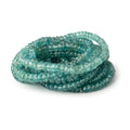 3-5mm Teal Green Kyanite Faceted Rondelle Beads 16 inch 159 pieces AA