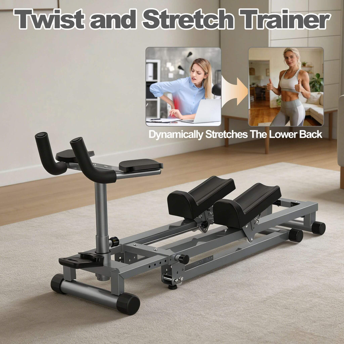 3-In-1 Full-Body Spine Stretcher, Stepper And Waist Trainer (SAK60245)