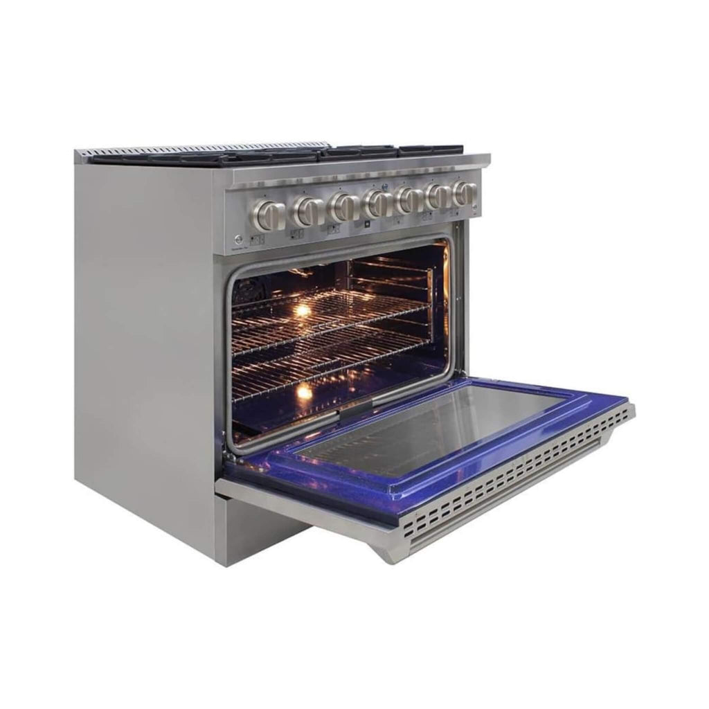36-Inch Gas Range With 6-Burner Convection Oven And Broil (SAK27193)