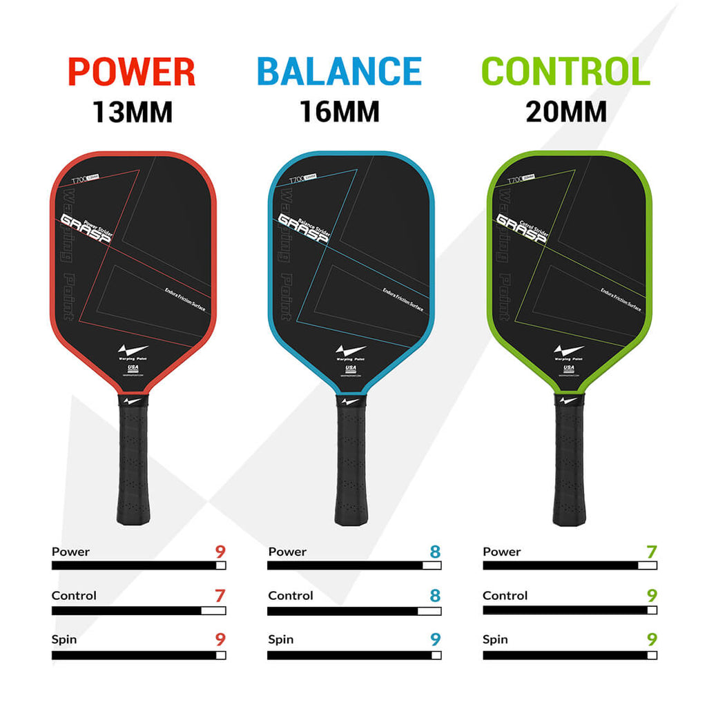 Grasp Pickleball Paddle - 20mm