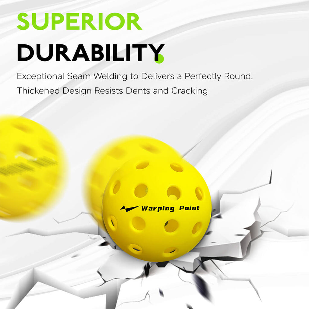 Outdoor Practice Pickleballs - Yellow