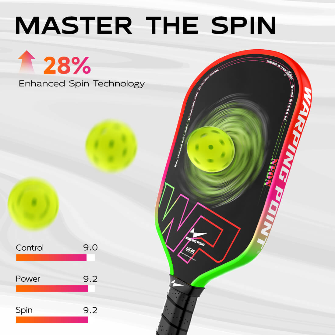 Neon Pickleball Paddle - Gen 3