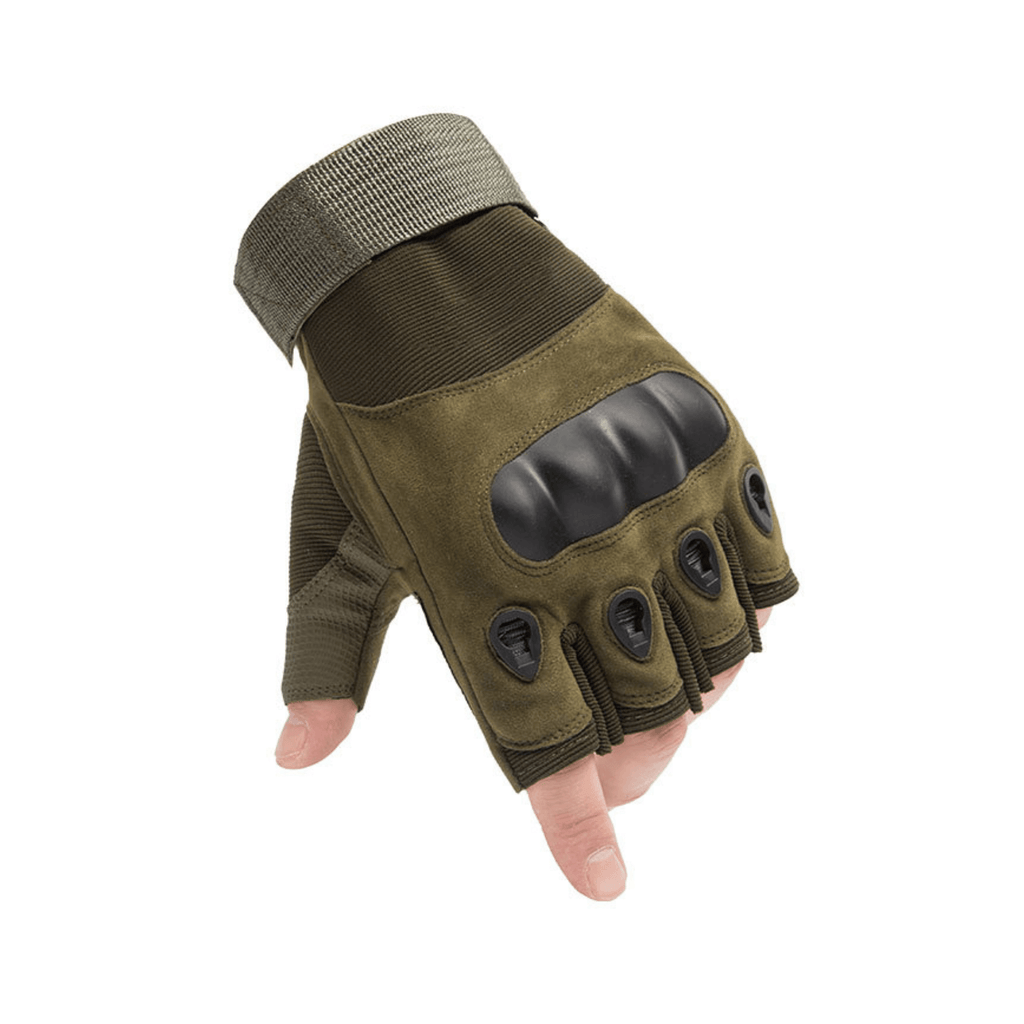 JupiterGear Tactical Military Fingerless Airsoft Gloves for Outdoor Sports, Paintball, and Motorcycling