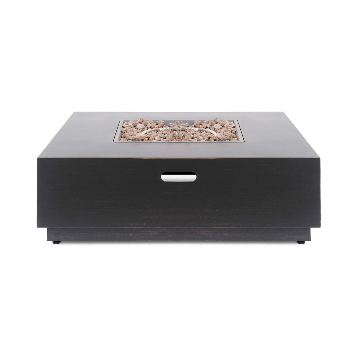 40-Inch 50K BTU Modern Outdoor Square Iron Backyard Patio Fire Pit (SAK31635)