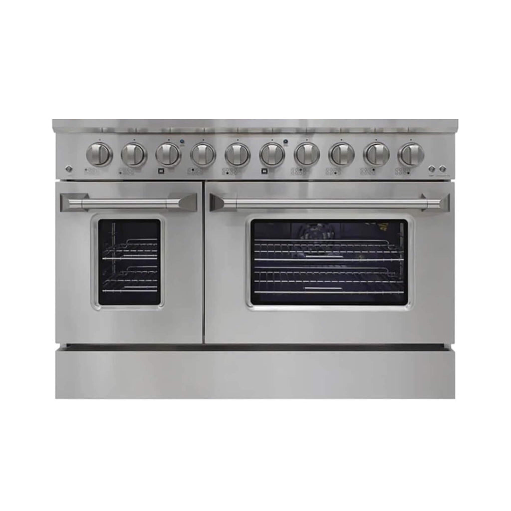 48-Inch Stainless Steel 5-Burner Dual Fuel Range With Convection Oven (SAK82146)