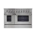 48-Inch Stainless Steel 5-Burner Dual Fuel Range With Convection Oven (SAK82146)