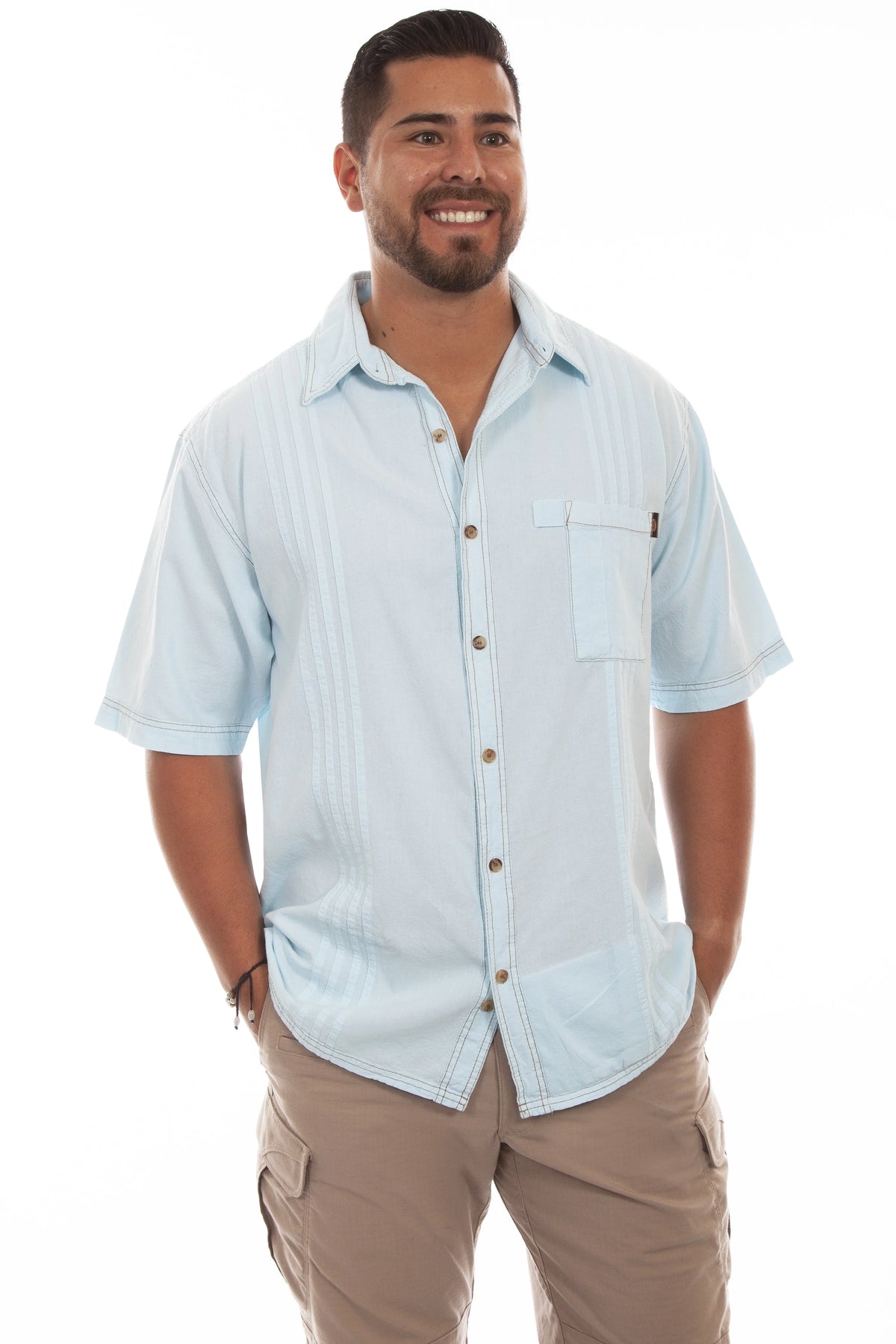 Scully Button Front (4800) - Men's Casual Shirt