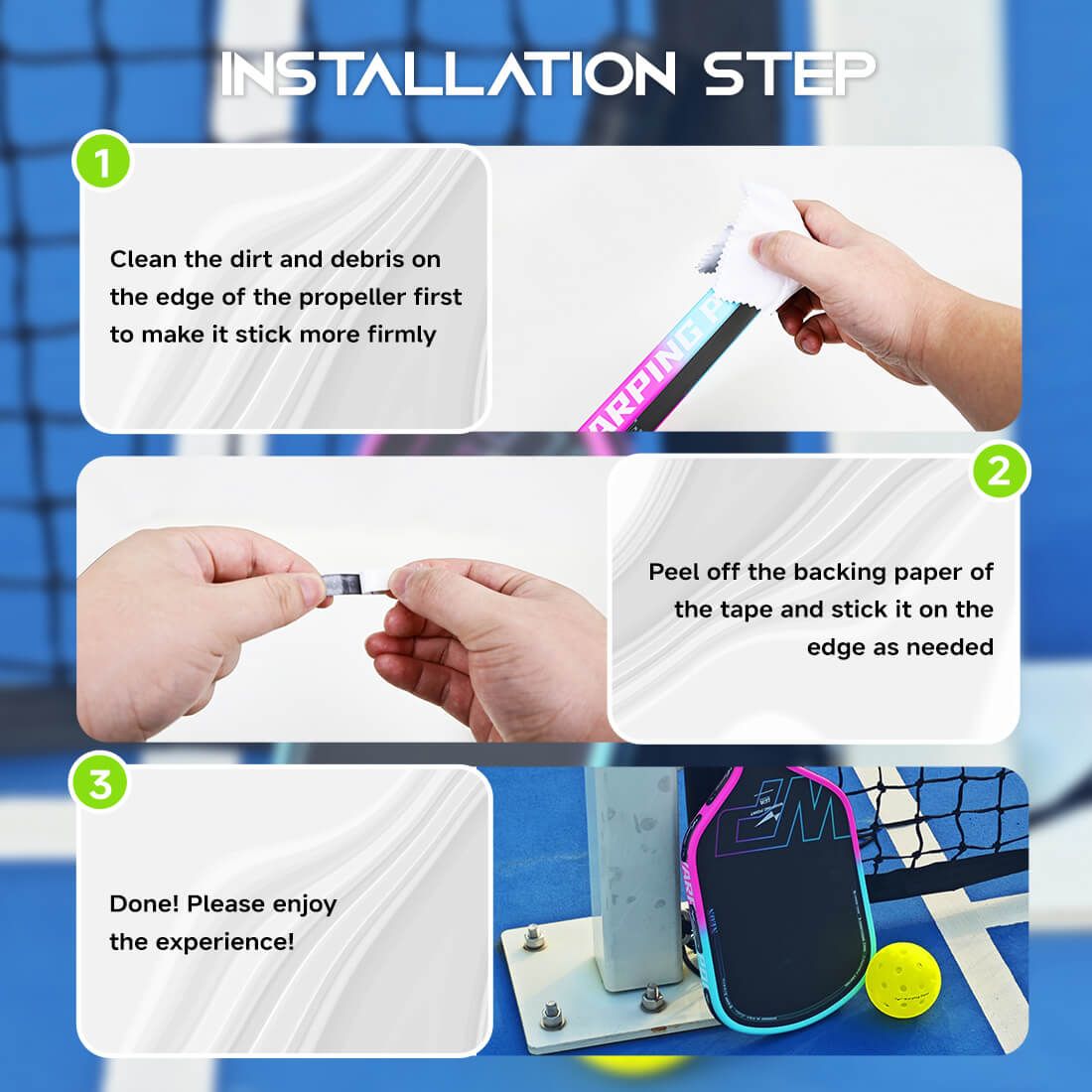 Pickleball Lead Tape - Black