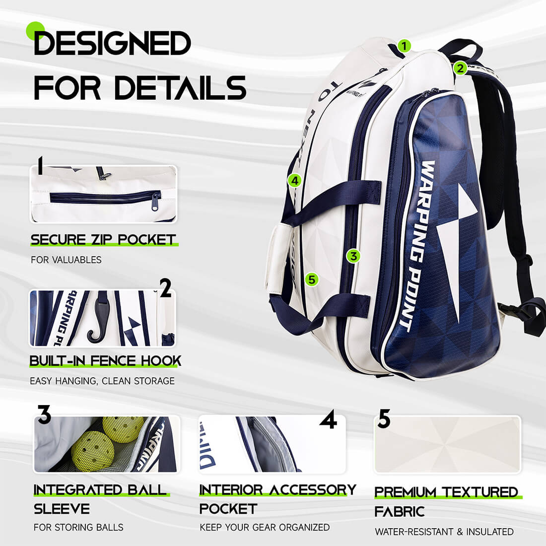 Pro Team Pickleball Bag