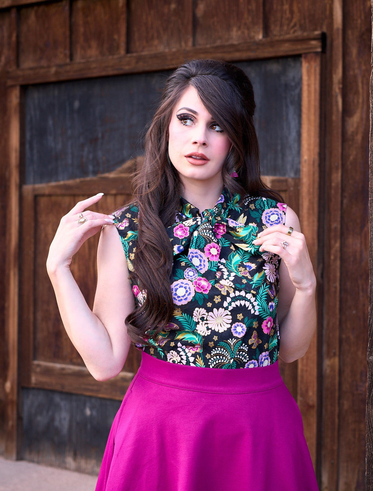 Hummingbird Bow Top - XS only, 1 left!
