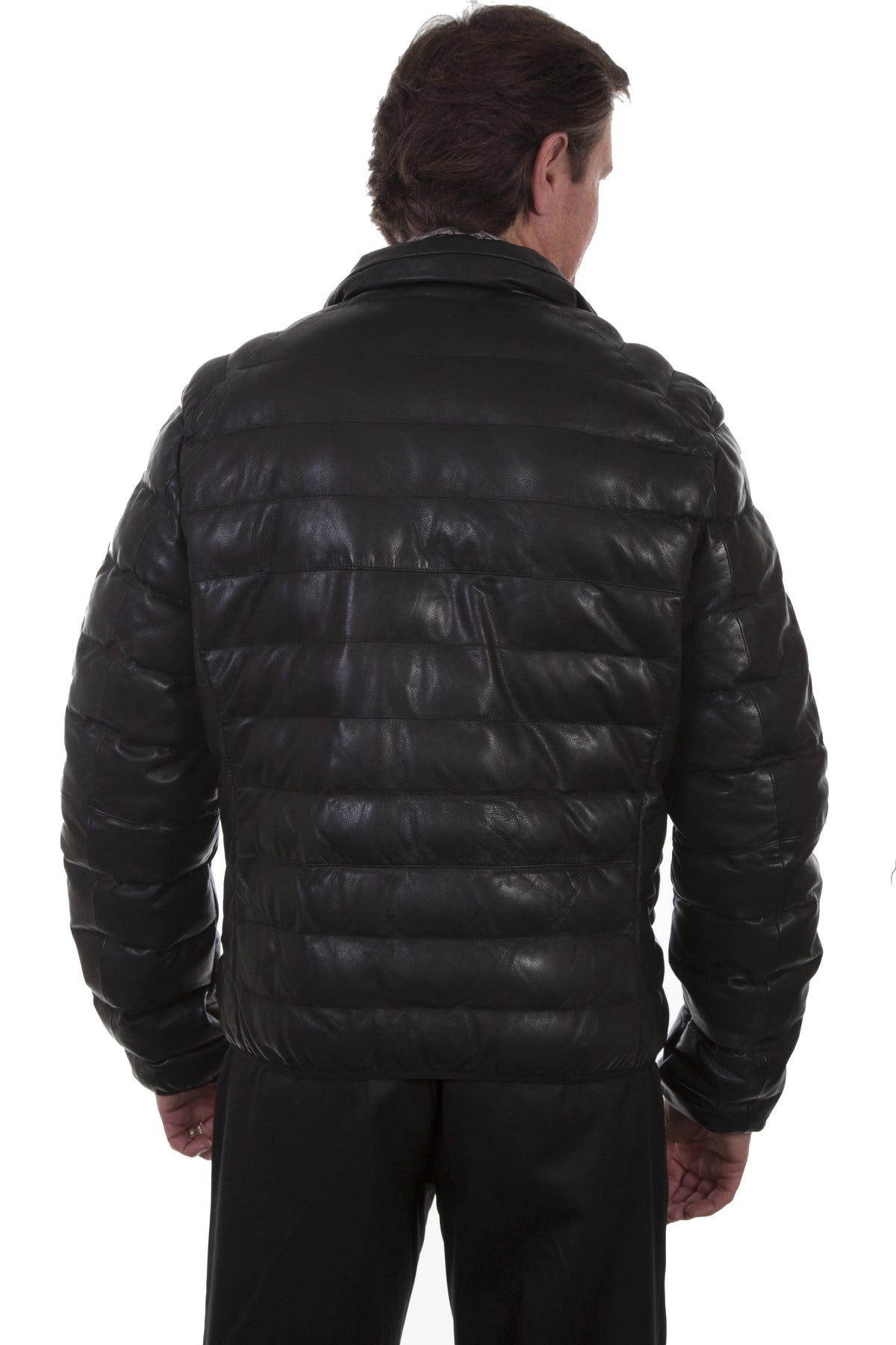 Scully 512 Ribbed Leather - Men's Leather Jacket