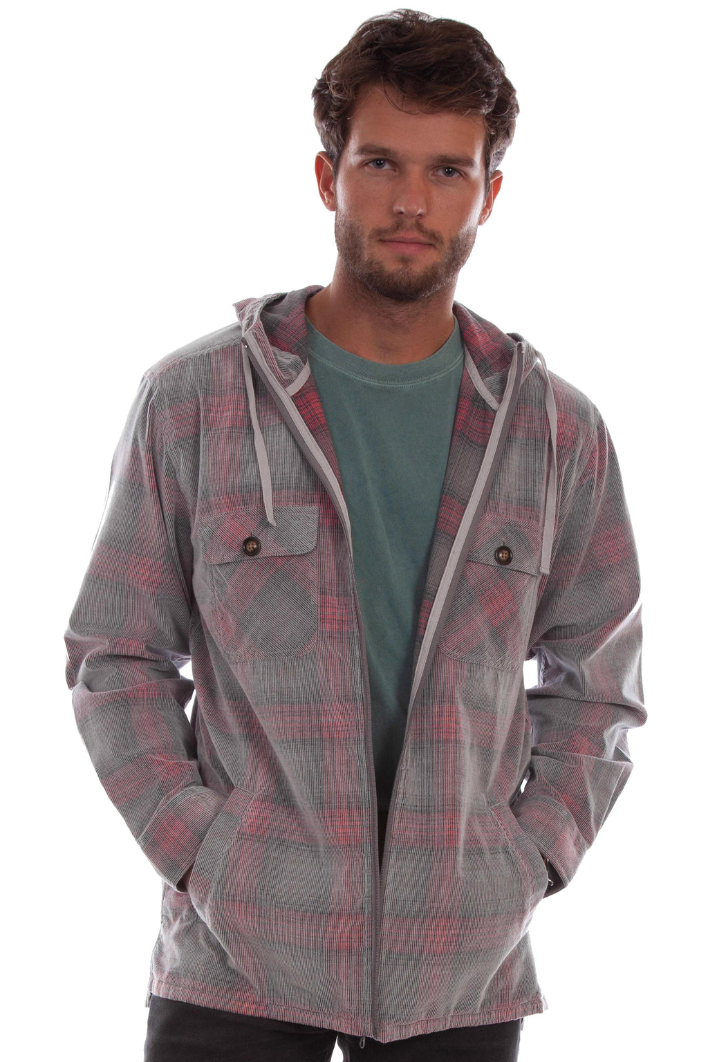 Scully Unlined (5329) - Plaid Men's Hoodie